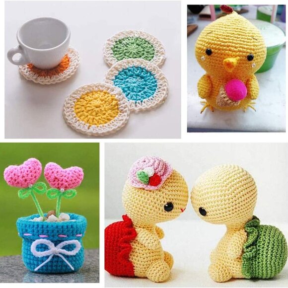 67 Pack Crochet Hooks Set,13 PCS 2mm(B)-10mm(N) Ergonomic Soft Grip Crochet Hand - Picture 5 of 8